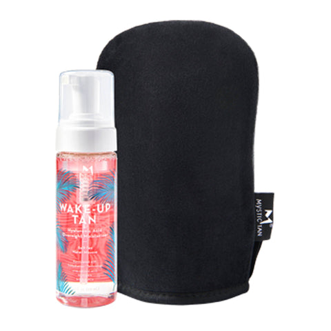 Mystic Tan Wake-Up Tan Water Mousse & Mitt Bundle Self-Tanning Mystic Tan