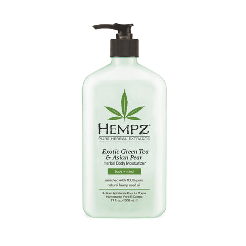 Hempz Green Tea & Asian Pear Moisturizer 17 OZ. Skin Care Hempz