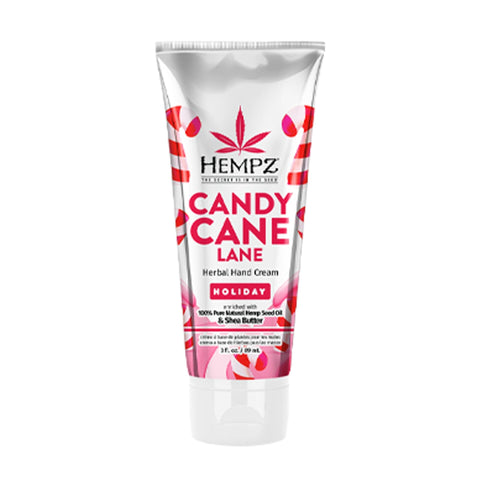 Hempz Limited Edition Candy Cane Lane Hand Cream 3 oz. Skin Care Hempz