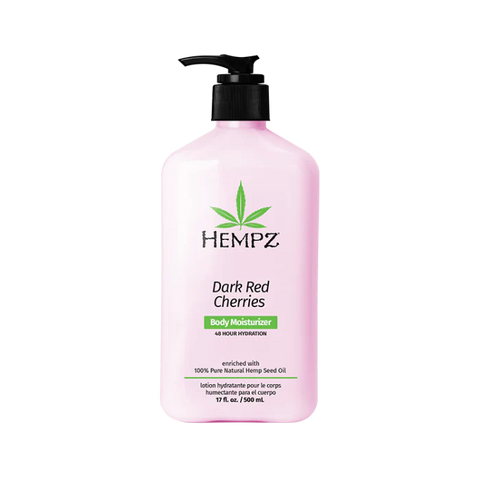 Hempz Dark Red Cherries Herbal Moisturizer 17 oz.