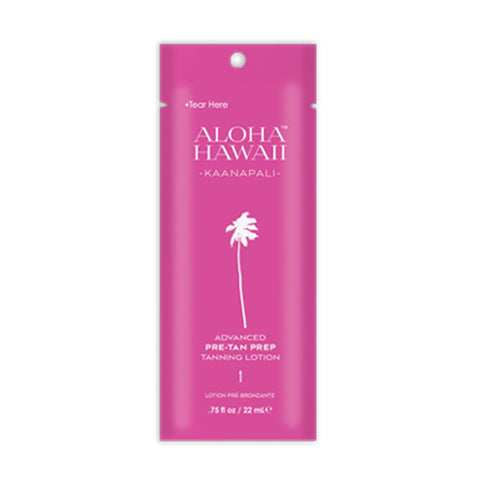 Tan Inc. Aloha Hawaii Kaanapali Pre-Tan Prep Step 1 .75 oz (5 Pack) Tanning Lotions Tan Inc.