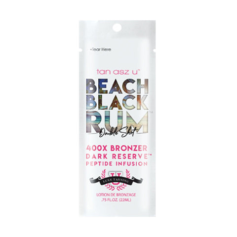 Tan Asz U Beach Black Rum DoubleShot .75 OZ. (4 Pack) Tanning Lotions Tan Asz U