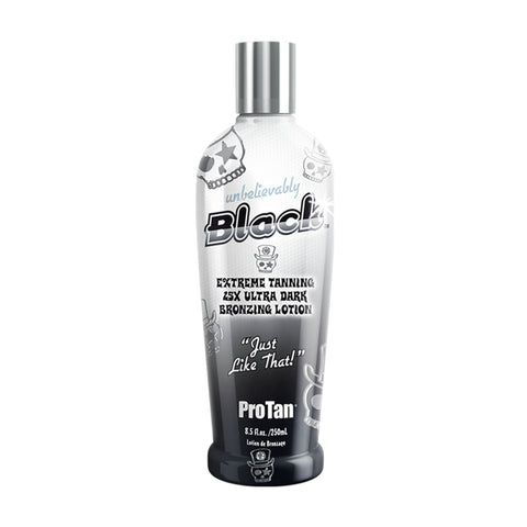 Pro Tan Unbelievably Black 8.5 OZ. Tanning Lotions Pro Tan