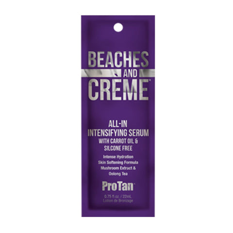 Pro Tan Beaches & Creme All-In Tanning Serum .75 oz (5 Pack) Tanning Lotions Pro Tan