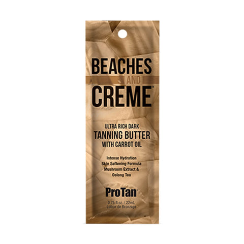 Pro Tan Beaches and Creme Dark Tanning Butter packette .75 oz (5 Pack) Tanning Lotions Pro Tan