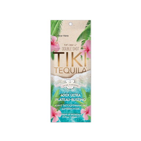 Tan Asz U Double Shot Tiki Tequila PKT 0.75 OZ. (4 Pack) Tanning Lotions Tan Asz U