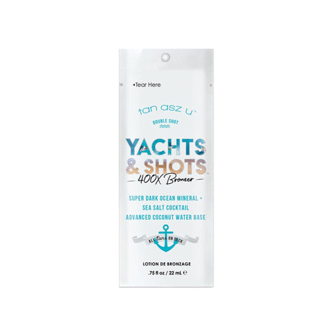Tan Asz U Double Shot Yachts & Shots 0.75 OZ. (4 Pack) Tanning Lotions Tan Asz U