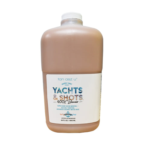 Tan Asz U Double Shot Yachts & Shots (400X) 64 OZ Health & Beauty Tan Asz U