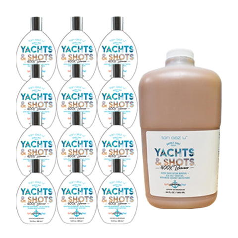 Tan ASZ U Double Shot Yachts & Shots Promo Tanning Lotions Tan Asz U