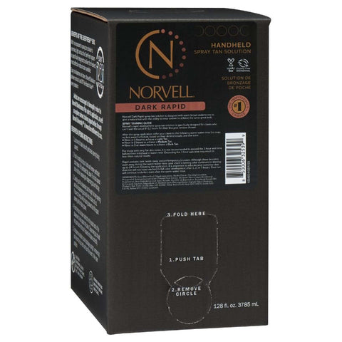 Norvell Dark Rapid Sunless Solution 128 oz EverFresh Box Spray Tanning Solutions Norvell Special Member Pricing Available