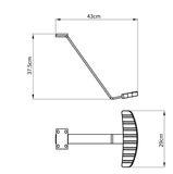 DIR Footrest Talia-T002 Salon Equipment Dream In Reality