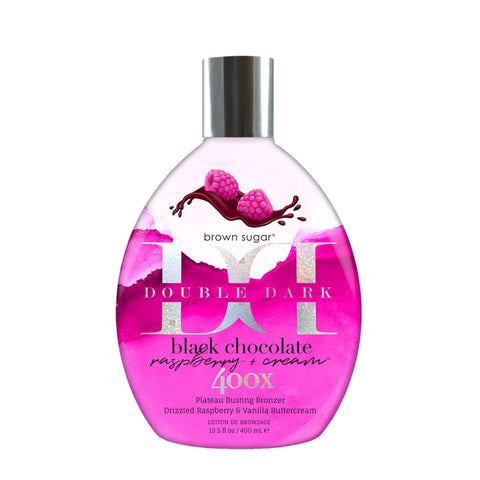 Tan Inc. Double Dark Black Choc Raspberry Cream 13.5 oz Tanning Lotions Tan Inc.