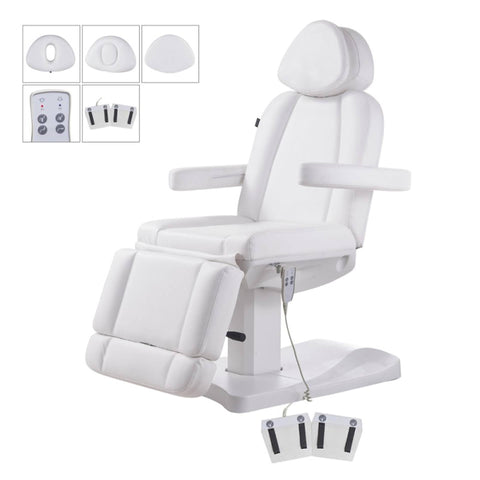 DIR Facial Beauty Bed & Chair Ink - Electrical Hand and Foot Remote-8103 Salon Equipment Dream In Reality White No Protective Cover