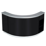 DIR LED Lighting Reception Desk Janus-Curved L-Shaped 4888 Salon Equipment Dream In Reality