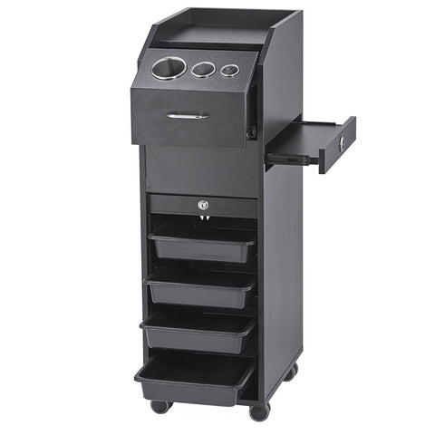 Pibbs D39 Portable Styling Station Salon Equipment Pibbs Industries Matte Black