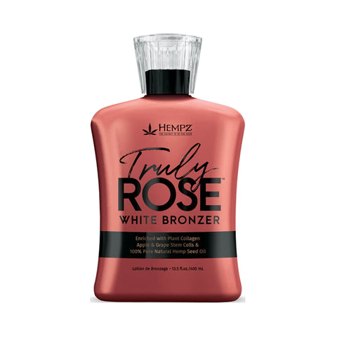 Hempz Truly Rose White Bronzer 13.5 OZ. Tanning Lotions Hempz