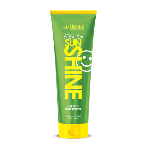 Hempz High on Sunshine DHA Black Bronzer 9 OZ. Tanning Lotions Hempz