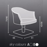 Salon Ambience CH/120 Margot Styling Chair Salon Equipment Salon Ambience