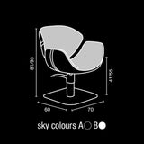 Salon Ambience CH/091 Olimpia Styling Chair+Reclining Salon Equipment Salon Ambience