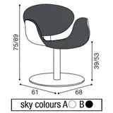 Salon Ambience SH/430 Amber Styling Chair Salon Equipment Salon Ambience