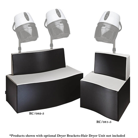 Salon Ambience RC/082-5 Lounge Waiting Chair-Double w/Dryer Bracket Salon Equipment Salon Ambience
