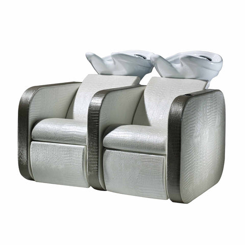Salon Ambience WU/180 IconWash Double Unit w/Electric Legrest Salon Equipment Salon Ambience