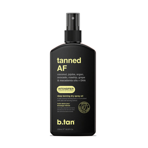 B.Tan tanned AF Intensifier Tanning Oil 8 OZ. Spray Tanning Product B.Tan