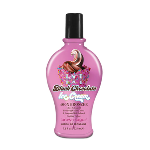 Tan Inc. Double Dark Black Chocolate Ice Cream 7.5 OZ. Tanning Lotions Tan Inc.