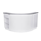 DIR LED Lighting Reception Desk Janus-Curved L-Shaped 4888 Salon Equipment Dream In Reality