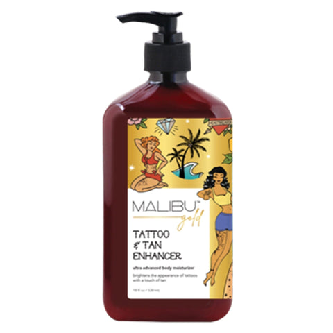 Tan Inc. Malibu Gold Tattoo & Tan Extender 18 OZ. Tanning Lotions Tan Inc.
