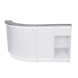 DIR LED Lighting Reception Desk Janus-Curved L-Shaped 4888 Salon Equipment Dream In Reality