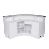 DIR LED Lighting Reception Desk Janus-Curved L-Shaped 4888 Salon Equipment Dream In Reality