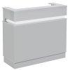 DIR LED Lighting Reception Desk Langara-4104 Salon Equipment Dream In Reality Silver