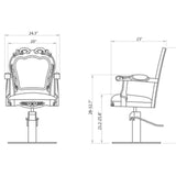 DIR Styling Chair Georgia-1666 Salon Equipment Dream In Reality 