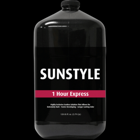 Sunstyle Sunless 1-Hour Express Airbrush Solution 128 oz Gallon Jug Spray Tanning Solutions Sunstyle 