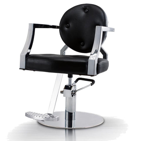 DIR Styling Chair Regent-1157 Salon Equipment Dream In Reality Black Round Base No Cover