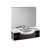 Salon Ambience MM/081 Horizon Barber Unit-Wenge w/Basin Salon Equipment Salon Ambience 
