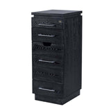DIR Trolley Cart Romance - Large 5312 Salon Equipment Dream In Reality Ash Black Silver No Top Protector 