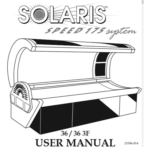 Solaris 36 Speed 175 Tanning Lamp Replacement Kit Lamps Radiance 