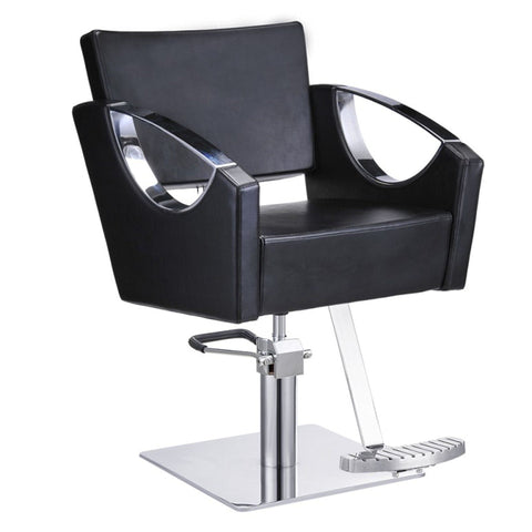 DIR Styling Chair Creatività-1188 Salon Equipment Dream In Reality Black Round Base No Cover