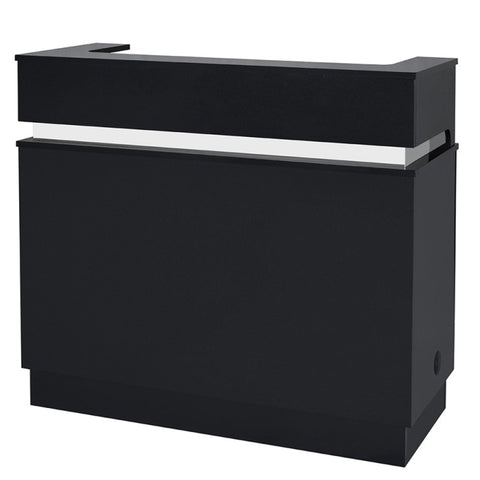 DIR LED Lighting Reception Desk Langara-4104 Salon Equipment Dream In Reality Black 