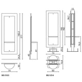 Salon Ambience MI/054 Lyon Island Dual Styling Station Salon Equipment Salon Ambience 