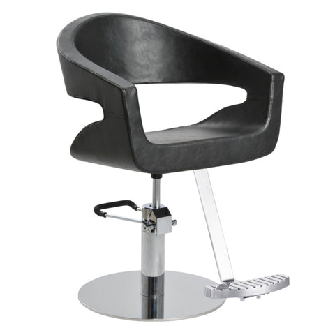 DIR Styling Chair Gama-1131 Salon Equipment Dream In Reality Black Round Base No Cover