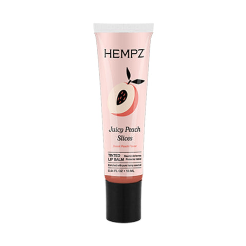 Hempz Juicy Peach Slices Tinted Lip Balm .44 oz