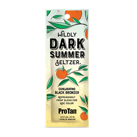 Pro Tan Wildly Dark Summer Seltzer Black Bronzer Pkt .75 oz (5 Pack) Tanning Lotions Pro Tan 