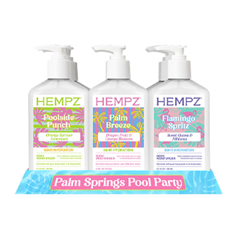 Hempz Palm Springs Pool Party Display