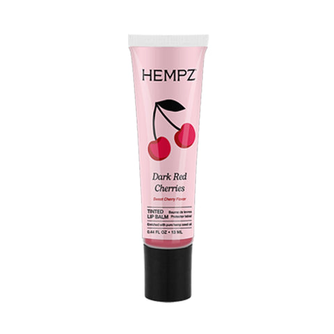 Hempz Dark Red Cherries Tinted Lip Balm .44 oz