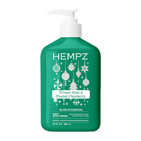Hempz Wintermint and Frosted Cranberry Moisturizer 12 oz