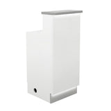 DIR Janus LED Lighted Storage Reception Desk - Double Door Salon Equipment Dream In Reality 