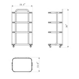 DIR Beauty Cart- 5809 Salon Equipment Dream In Reality 